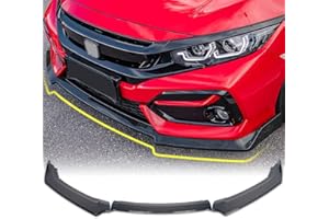Archaic Spoiler paraurti anteriore compatibile per 10th Gen Honda Civic 2016-2021 Type R Hatchback FK7 FK8, kit corpo spoiler splitter sotto il mento, accessori Civic