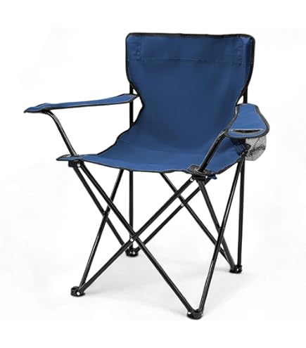 Redcliffs Campingstuhl dunkelblau 60 x 44 x 55 cm 1 Stück Sport & Freizeit