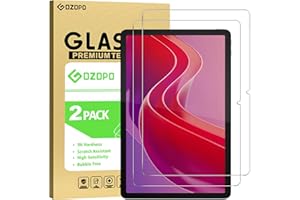 GOZOPO Screen Protector for Lenovo Tab M11 2024 / Idea Tab 2025 11 inch, 9H Tempered Glass Film, Anti Fingerprints, No Bubbles [2 Pack]