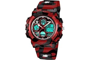 aswan watch Orologi, Orologi per bambini, Adolescenti Sport all'aria aperta Orologi digitali Orologi digitali multifunzione impermeabili con luci a LED e orologi da polso per bambini