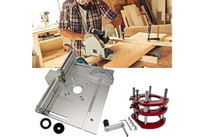 HAMON Piastra di inserimento del tavolo di fresatura, piano del tavolo di fresatura ad anello, piastra di inserimento del tavolo di fresatura in alluminio con funzione di sollevamento