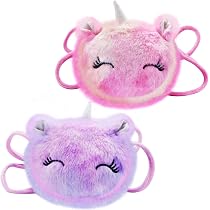 Sac à Main Licorne En Peluche Pour Fille - Pochette Bandoulière Réglable - Multicolore 13,5x11 Cm