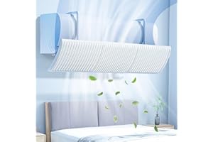 DYBOHF Klimaanlage Windabweiser, Verstellbar Universal Klimaanlagen Windschutz, Einstellbar Klimaanlage Windschutzscheibe Kälte/Warm WindDeflektor für Wandmontierte Klimaanlage für Zuhause Büro