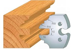 LUXOUTILS 250 : Jeu de 2 fers contre profil double parement ht 50 mm pour porte outils entr'axe plot 24 mm