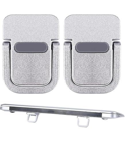 2 Pezzi Supporti per Mini Laptop,Supporti Autoadesivi per Mini Laptop,Supporto Pieghevole Invisibile per Laptop,Alzata Portatile per Tastiera con Silicone Antiscivolo per Tutti i Laptop,Notebook -A