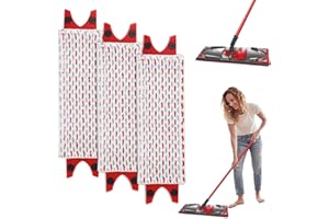 SUEVUT 3 Stück für Vileda Bodenwischer Wischmopp Ersatzbezug Mikrofaser Set, für Vileda Ultramax/UltraMax Plus/Easy Wring UltraMax Wischbezug, für Mop Ersatz, für Alle Flecken Entfernen Boden