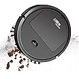 Robot Vacuum Cleaner Mop - 2 in 1 Robotic Ultra Strong Suction|Carpet Automatic Carpet Boost|Gyro Navigation|Virtual Boundary WIFI/APP/Alexa for Pet Hair Hard Floor Carpet|Super Thin Robot Hover