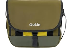 OutIn Flex Messenger Shoulder Bag, Nylon Crossbody Travel Bag for Women Men, Compatible Mino, Nano & Fino