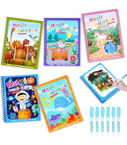 Ellkee Magic Kalligraphie-Set: 2 Wassertücher, Bambuspinsel & Hülle – Wiederverwendbar Für Anfänger
