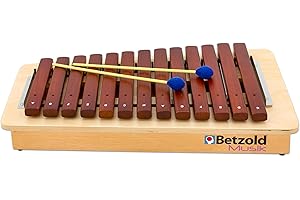 BETZOLD-MUSIK Betzold Musik - Holz-Xylophon für Kinder, Alt-Xylofon diatonisch 16 Klangstäbe
