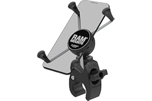 RAM MOUNTS RAM Mount RAM-HOL-UN10-400U - Soporte (Teléfono móvil/Smartphone, Bicicleta, Motocicleta, Soporte pasivo, Negro, Compuesto, Acero Inoxidable, X-Grip)