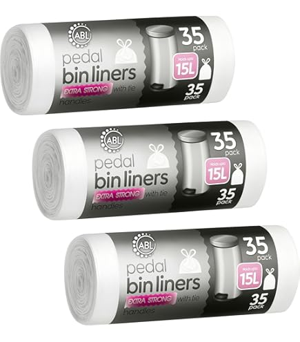 Tidyz 6 Packs Of 40 Handy Bags Carrier Bags Fits 15L Pedal Bin Extra Strong Tie - Foto 7