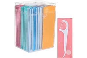 Gjinxi 50 sztuk patyczków z nicią dentystyczną, pojedynczo zapakowane, do pielęgnacji zębów, patyczki z nicią dentystyczną, czyszczenie przestrzeni między zębami, czyste usuwanie płytki nazębnej i