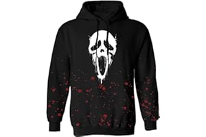 Mainfini Herren Halloween Kürbis Hoodies Jack O' Laterne Skelett Sweatshirt S-XXL