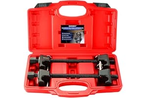 DASBET Macpherson Strut Spring Compressor Tool Kit 2PCS Coil Spring Compressor with Detent Pins Spring Compressor with 10.5in Range for Suspension Work