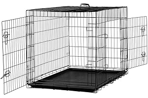 MYPETS® X-Treme Safe Hundegitterbox mit Bodenwanne für innen & außen (S= 61x46x51 cm)