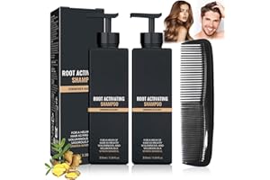BYHSOEP 2 Pièces Spart Shampoo, Spart Root Activator Shampooing, Root Activator Shampooing, Ingrédients Botaniques Doux, Renforce les Racines des Cheveux pour les Hommes et les Femmes