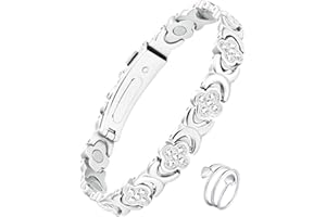 Jecanori 99% Pure Copper Bracelet for Women,Effective Ultra Strength Ladies Magnetic Bracelet with Gift Box & Removal Tool