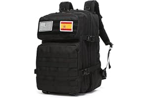 GUJOIN Mochila De Pesca De 50 Litros Impermeable De Nailon Duradera,Mochila Deportiva Táctica Militar Al Aire Libre Mochilas De Senderismo Casual