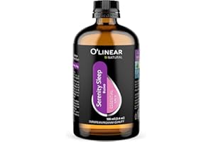 O'LINEAR Natural Calm Serenity Sleep Essential Oil Blend - Pure Aromatherapy Oils for Sleep and Relaxation, Perfect for Diffuser - Lavender, Orange, Sage and Neroli Essential Oils - Long Lasting Sleep Support
