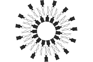 NQEUEPN 30szt Klipsy do Karoserii RC z Uchwytami, RC Czesci Zamienne do Samochodów Kolki do Traxxas Redcat HPI Himoto HSP Exceed RC 1/12 1/14 1/16 Skala Powloki Samochodu SCX24 TRX4M Czesci