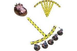 Jucoci Linijka 22 cm kompatybilna z grami Wargames WH40K (minaur nie jest dołączony)