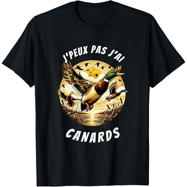 T-shirt Canard En Bois Punk Rock - Design Drôle Pour Fans De Musique Rock Et Métal