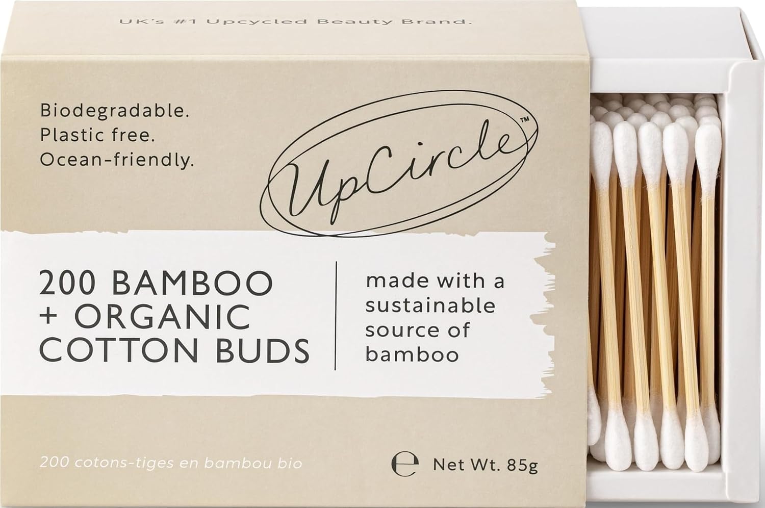 Avis d'Expert & Test Approfondi : UpCircle Bamboo Cotton Buds - 200 Pieces - Bi (Sélection)