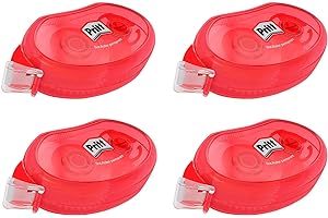 STAEDTLER Pritt Rolka klejąca Compact permanent, doskonała przyczepność, taśma Premium z klejem o strukturze plastra miodu, długość taśmy 10 m, szerokość taśmy 8,4 mm, zestaw ekonomiczny z 4 rolkami klejącymi