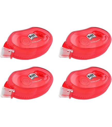 Roller Correcteur Pritt Refill Flex - Rechargeable, 12m De Ruban - Fonction Push&Pull - Set 2+1