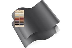 YAFLC YFALC Cuero Adhesivo Parches Polipiel 28x21cm, Reparación de Cuero Parches, Parches de Cuero Adhesivos para Sofás, Asientos de Coche, Muebles, Reparación Renovación Gris oscuro