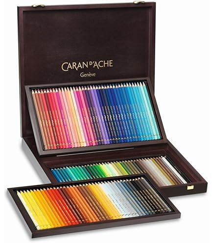 CARAN D'ACHE Matida col. Supracolor 3,8mm 3888.920 ass. scatola di legno 120 pz. - Cartoleria Donati SA