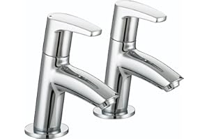 Bristan OR 1/2 C Orta Basin Taps - Chrome Plated