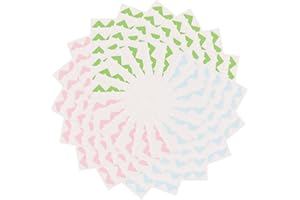 Kinstecks ​​18 Blatt Foto-Ecken 432 Stück Selbstklebende Foto-Ecken-Aufkleber-Bilderrahmen-Ecken-Foto-Papier-Aufkleber für DIY Scrapbook-Fotoalbum Persönliches Journal-Blau Rosa Grün