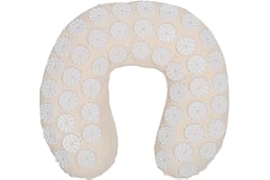 TITA-DONG Travel Accessory Pillow for Relieving Neck Pain and Back Pain, Memory Foam Acupressure Neck Pillow, U Shaped Acupoint Massage Cervical Pillow for Long Travel Car Office