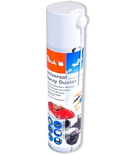 3x Spraytive 400 ml Power Druckluftspray/Druckluftreiniger mit 100mm Sprühverlängerung
