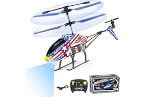 YONGNKIDS Remote Control Helicopter for Kids, Rc Plane for Kids Ages 8+,2.4G Rc Helicopter with LED Light, Drone Toy for kids, Indoor Airplane Toys Ideal Christmas Festival Birthday Gifts for Boys Girls Adults
