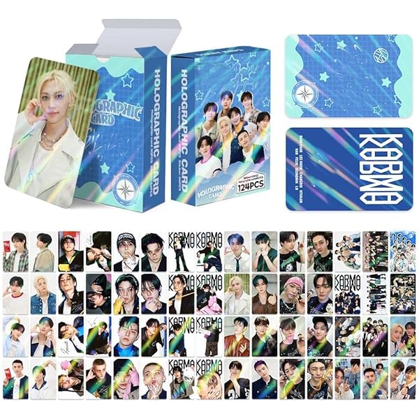 タレントカード K-POP 127Pcs Idol K-Pop Collectible Set, Photocards SKZ Merch, Kpop タレントカード
