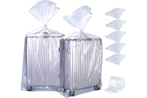 ZHYOPING Extra Large Clear Plastic Bags 39" x 47" (100 x 120 cm), 5PCS Waterproof Jumbo Storage Bags,100μm Heavy Duty Bags with 5 Cable Ties for Loft,Luggage,Suitcase,Comforter,Chair,Toys,Bedding