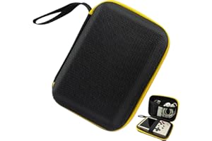 QUAZARPYON Étui de Transport Rigide pour Console de Jeu Portable RG35XX/RG35XX PLUS/RG353V/RG353VS/R36S, Sac De Rangement de étanche Multifonctions Pour Console De Jeux Vidéo, Facile à Utiliser Et à Transporter
