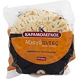 KARAMOLEGOS GREEK CORN PITA SOUVLAKI BIG 10pcs 820gr