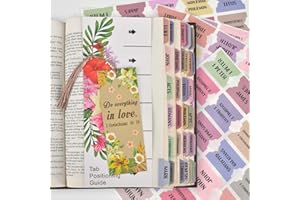 CUALFEC Spanische Bibelregister Pestañas para Biblias en Español mit Lesezeichen und Leitkarte, elegantes Bibelstudium, Zubehör für Damen und Herren, Morandi