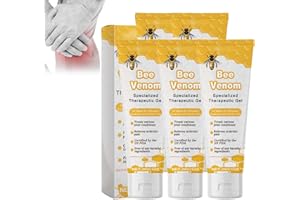 TETGSET Aeehfeng Bienengift Gelenktherapie Schmerzlinderungsgel, Aeehfeng Bienengift Gelb, Bee Venom Joint Therapy Schmerzlinderungsgel, Aeehfeng New Zealand Bee Venom Joint Relief Gel (5Stück)