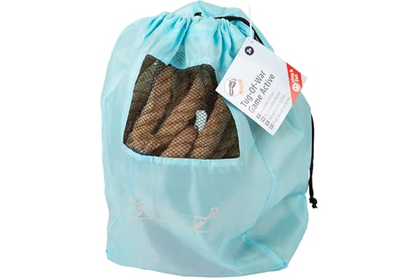 small foot Tir à la corde actif, classique de plein air dans un sac pratique, jouets pour enfants, à partir de 3 ans, 12043 jouets, multicolores
