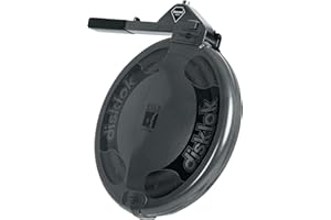 Disklok Diamond Edition Security Car Steering Wheel Full Cover Anthracite Lock Combo Pack, Anti-Angle Grind Diamonite Anti-Theft Lock Police Approved Device Inc. Case & Cover (Small 35cm - 39cm)