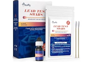Pawfly 15-pack Blytestkit för disk, färger, metall, leksaker, smycken, trä och lackerade ytor, snabbtest med reagens, resultat på 30 sekunder