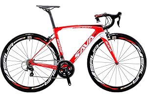 SAVADECK Rennrad Carbon, Herd6.0 rennrad Herren 700c Fahrrad Carbon Rahmen Gabel und Sattelstütze mit Shimano 105 R7000 22 Gä