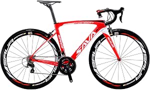 SAVA 700C Fibra Di Carbonio Bici da Strada SHIMANO 5800 22 Vitesses Système  Sistema di Trasmissione Maxxis Pneumatici Fi'zi: k Cuscino : Sport e tempo  libero