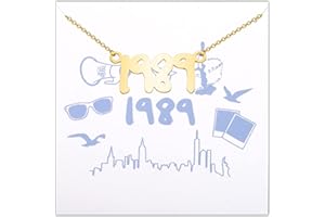 FOTAP Singer Inspired Necklace with Card Album Gift for Singer Fans Music Lovers Gift Singer Song Gift Music Jewelry