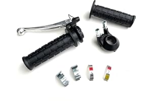 Streetparts24 Schaltgriff & Kupplungshebel Set – 2/3 Gang Schwarz passend für Hercules Prima, Zündapp, Kreidler Mofa/Moped